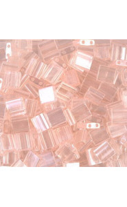 Miyuki tila 5x5mm beads - Light rose luster TL-365